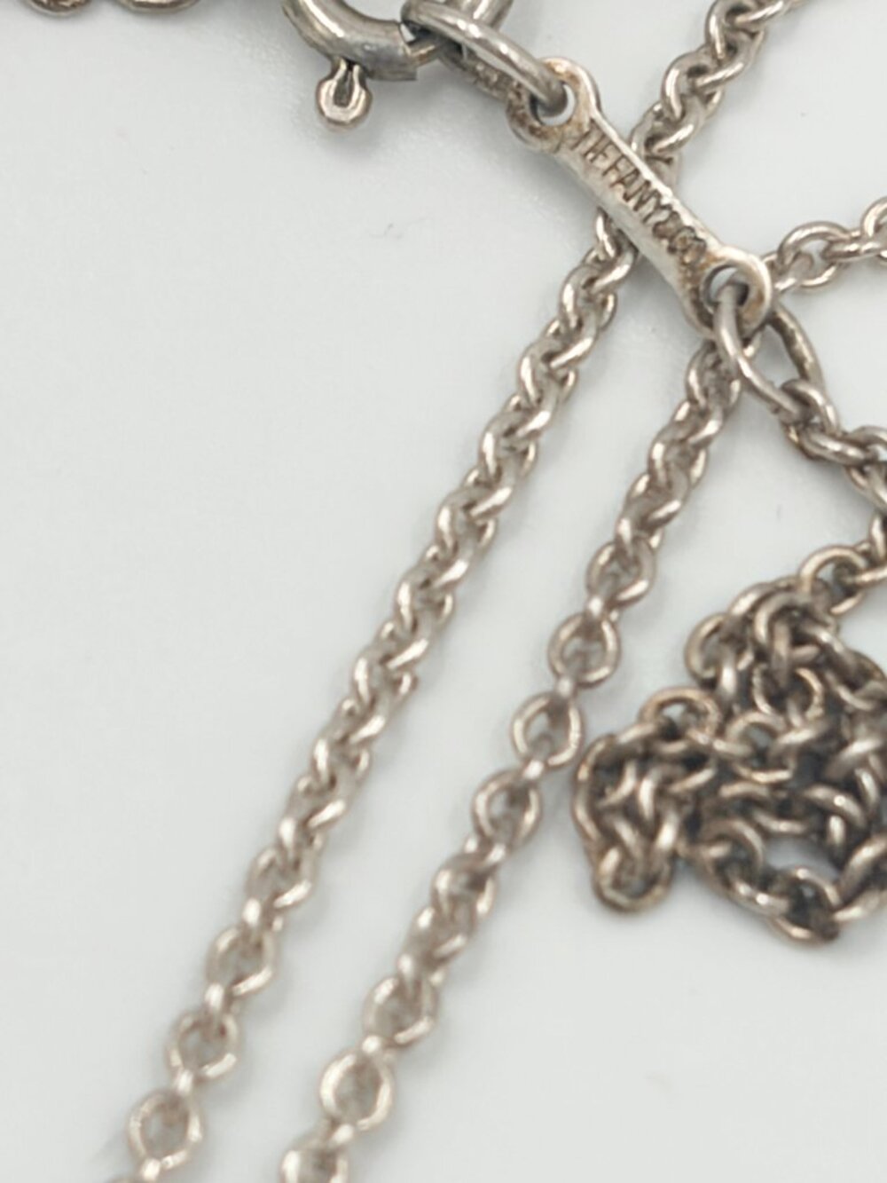 Authentic Tiffany & Co 925 Silver Large (22mm) Open Heart Necklace - Picture 6 of 8